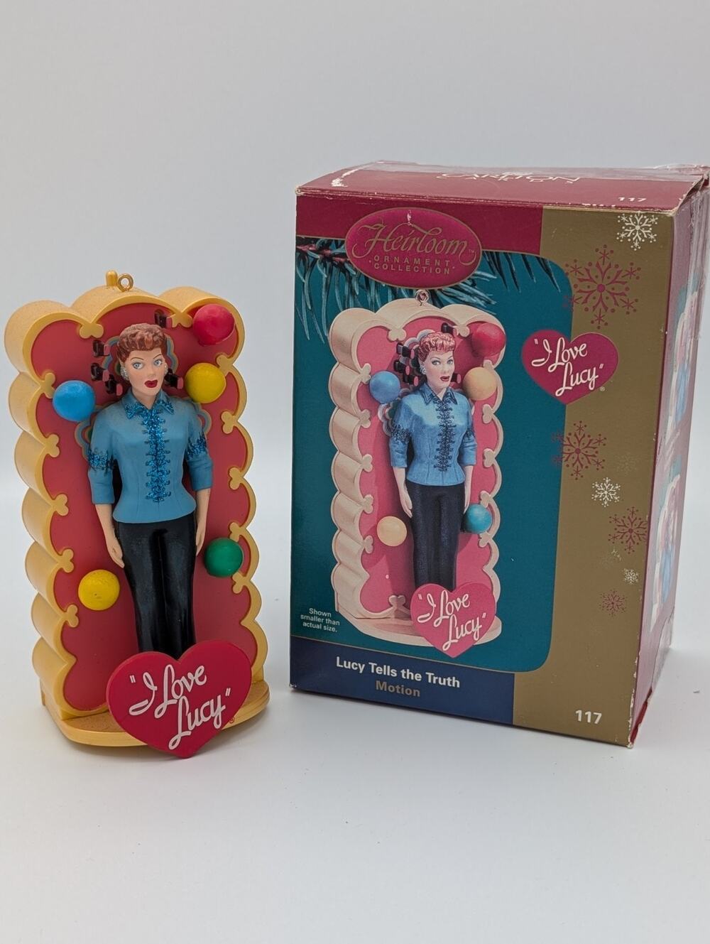 “I Love Lucy” Lucy Tells the Truth Heirloom Ornament Collection Christmas Motion